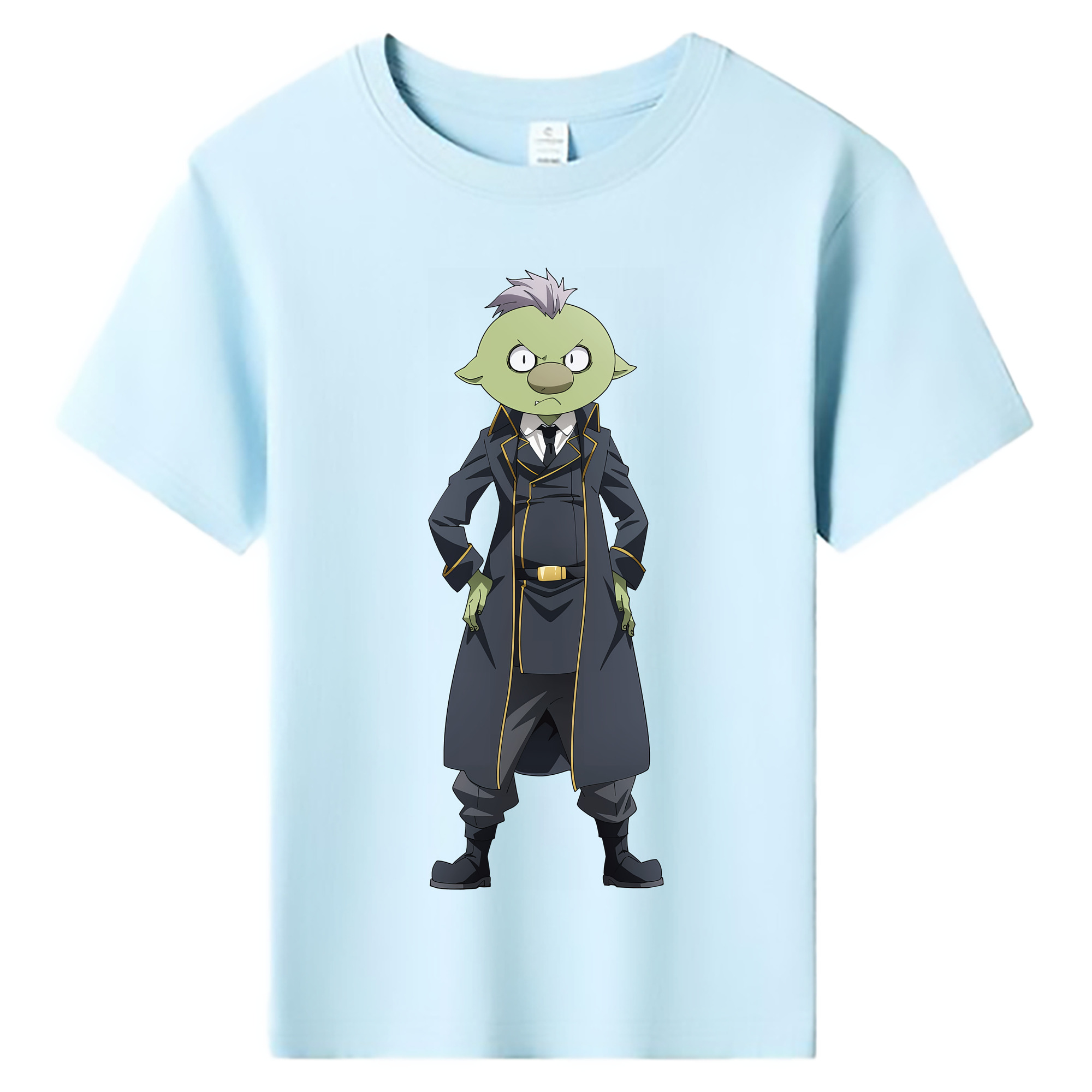 （画像用） 転スラ Regarding Reincarnated to Slime 綿100％キッズTシャツ（フロントプリント）